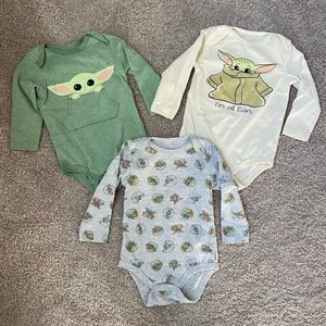 star wars onesies (baby yoda)